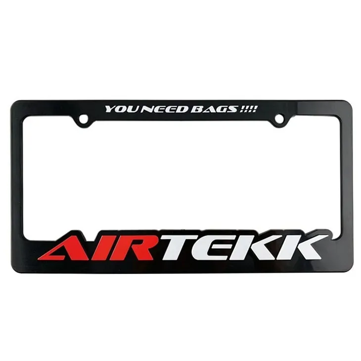 Universal Plastic License Plate Holder