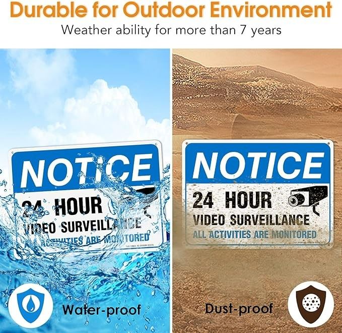 Video Surveillance Sign